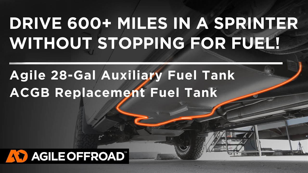 Double your Winnebago Revel's fuel range! | Sprinter fuel tanks from Agile Off Road