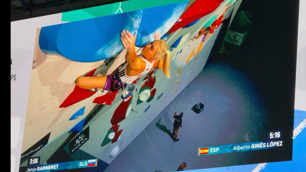 Janja Garnbret Climbs In The Lead Semi-Finals Of The IFSC Climbing World Championships Seoul 2025
