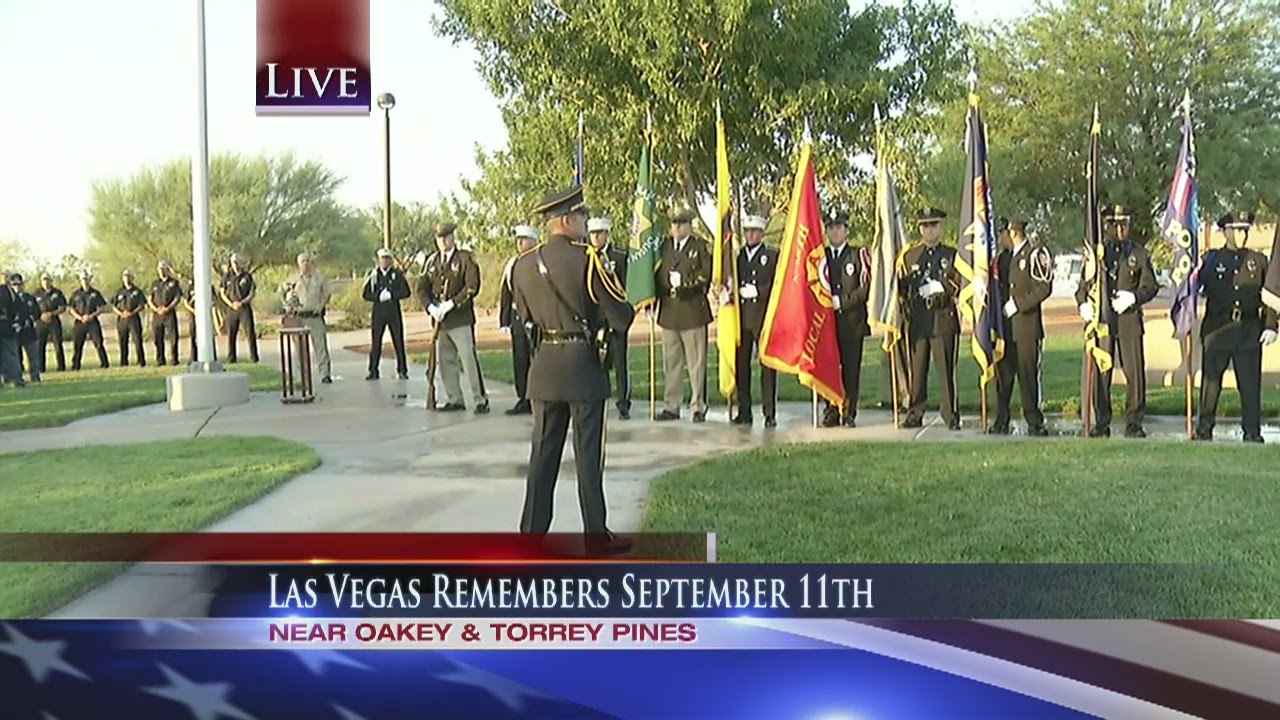 9/11 ceremony at Firefighters Memorial Park
