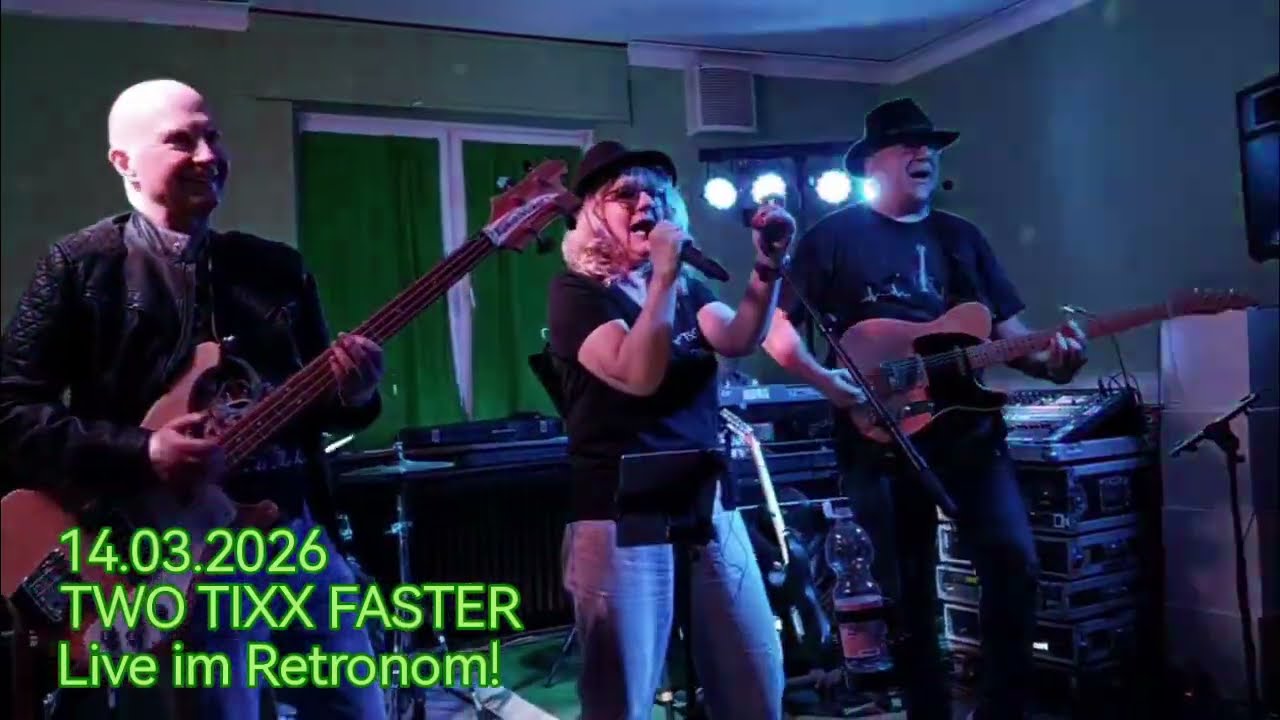 Live-Impressionen TWO TIXX FASTER 🎶🎸