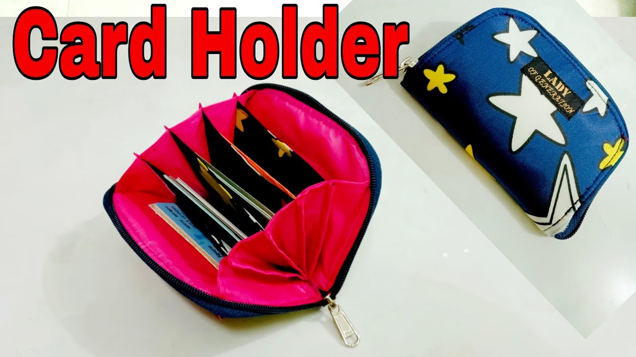 DIY: How To Make Card Case, Card Holder Tutorial By Anamika Mishra....