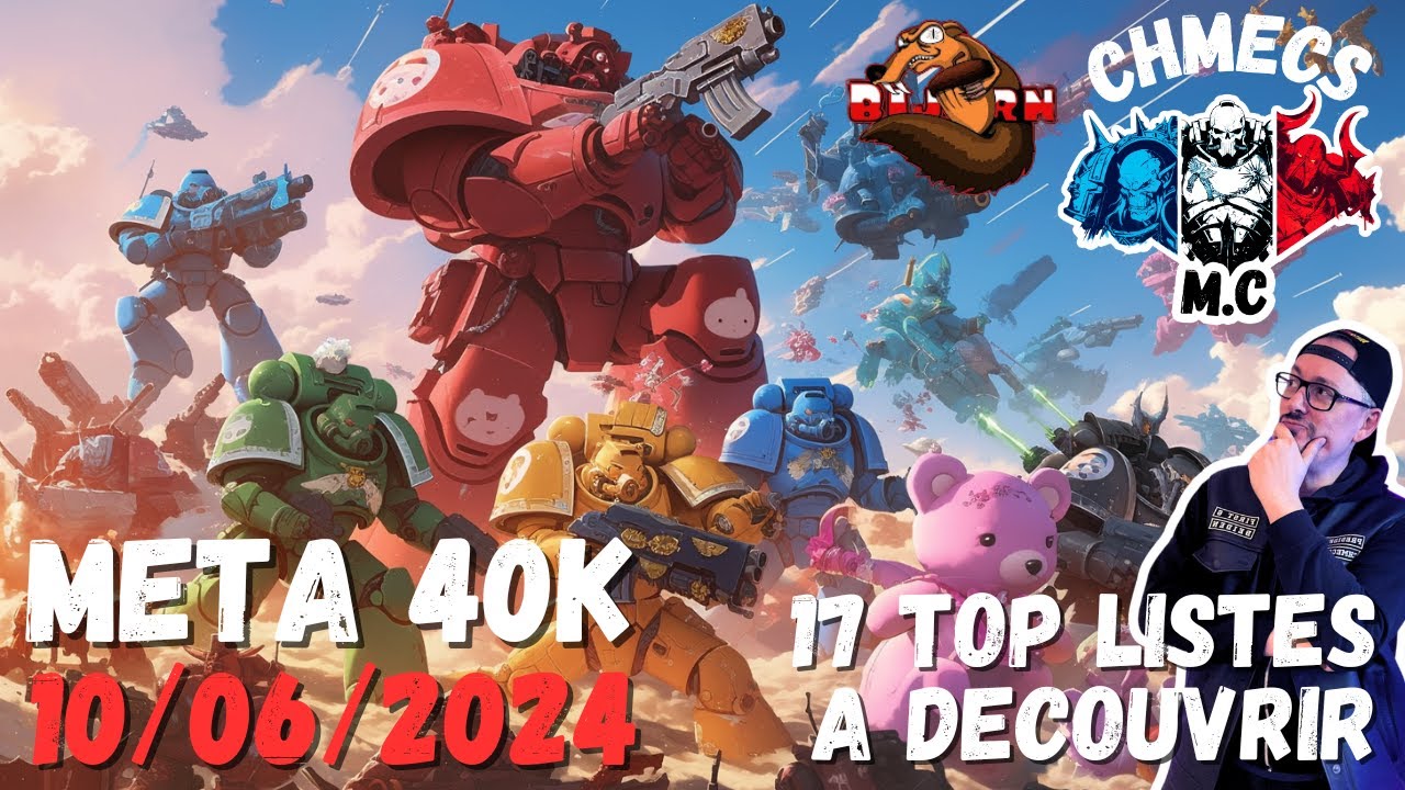 META Warhammer 40K : Playoffs Ligue 1, Tournoi Espagne, Grand Tournoi Allemagne + @bij0rn en Invit&eacute;
