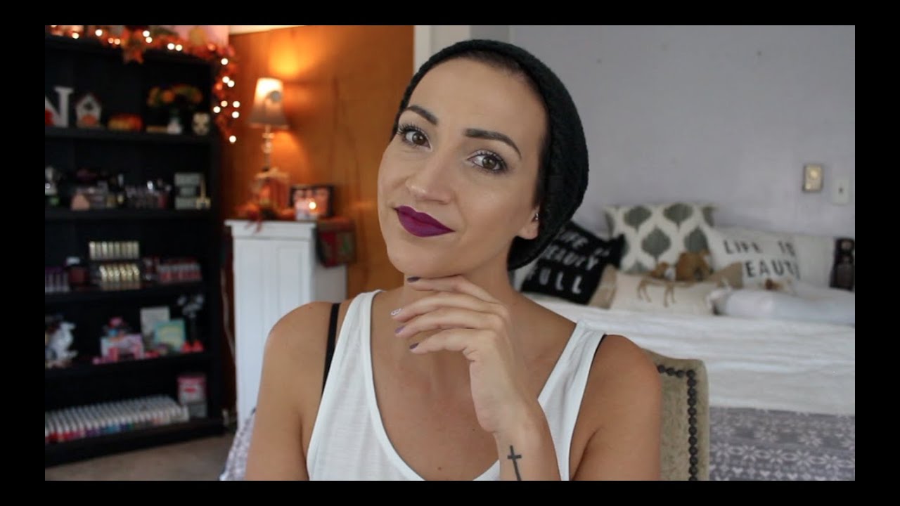 Neutral Eyes & Purple Lips! Chit Chat GRWM & OOTD!
