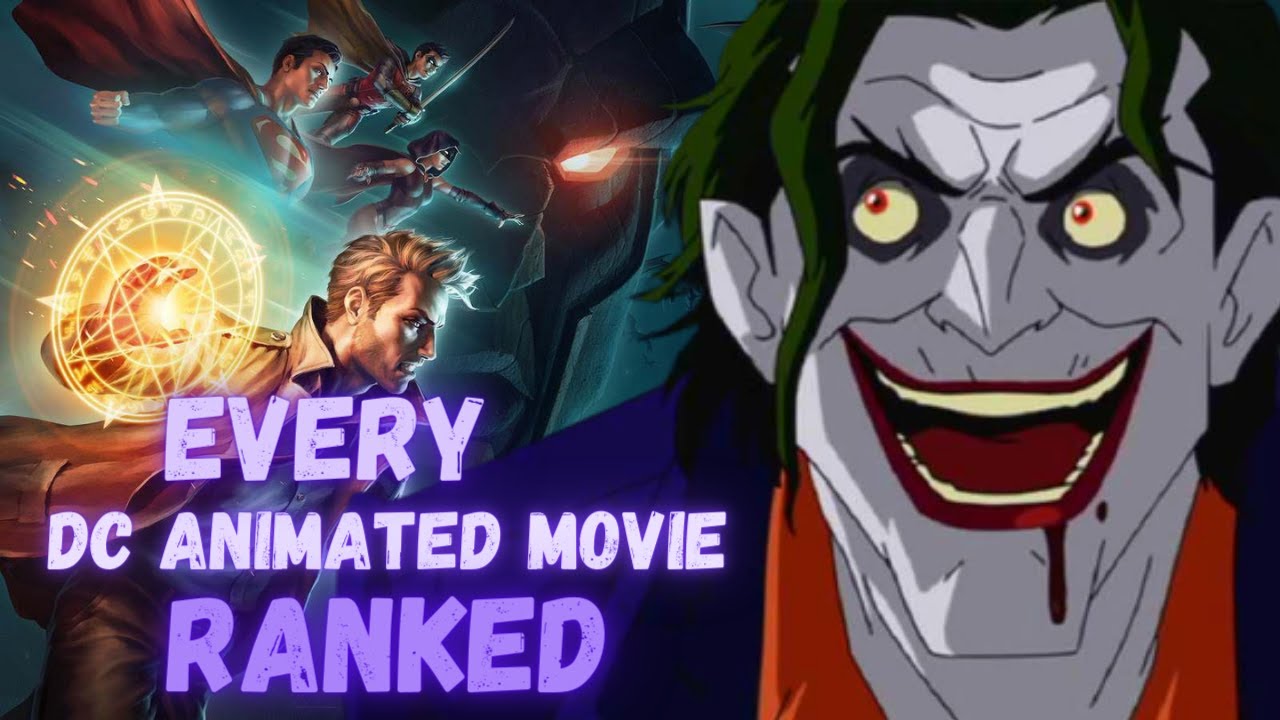 Все анимационные фильмы DC, вошедшие в рейтинг Supercut (1993-2020)