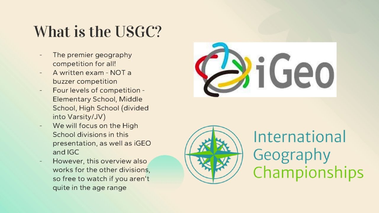 An Introduction to the United States Geography Championships and iGEO