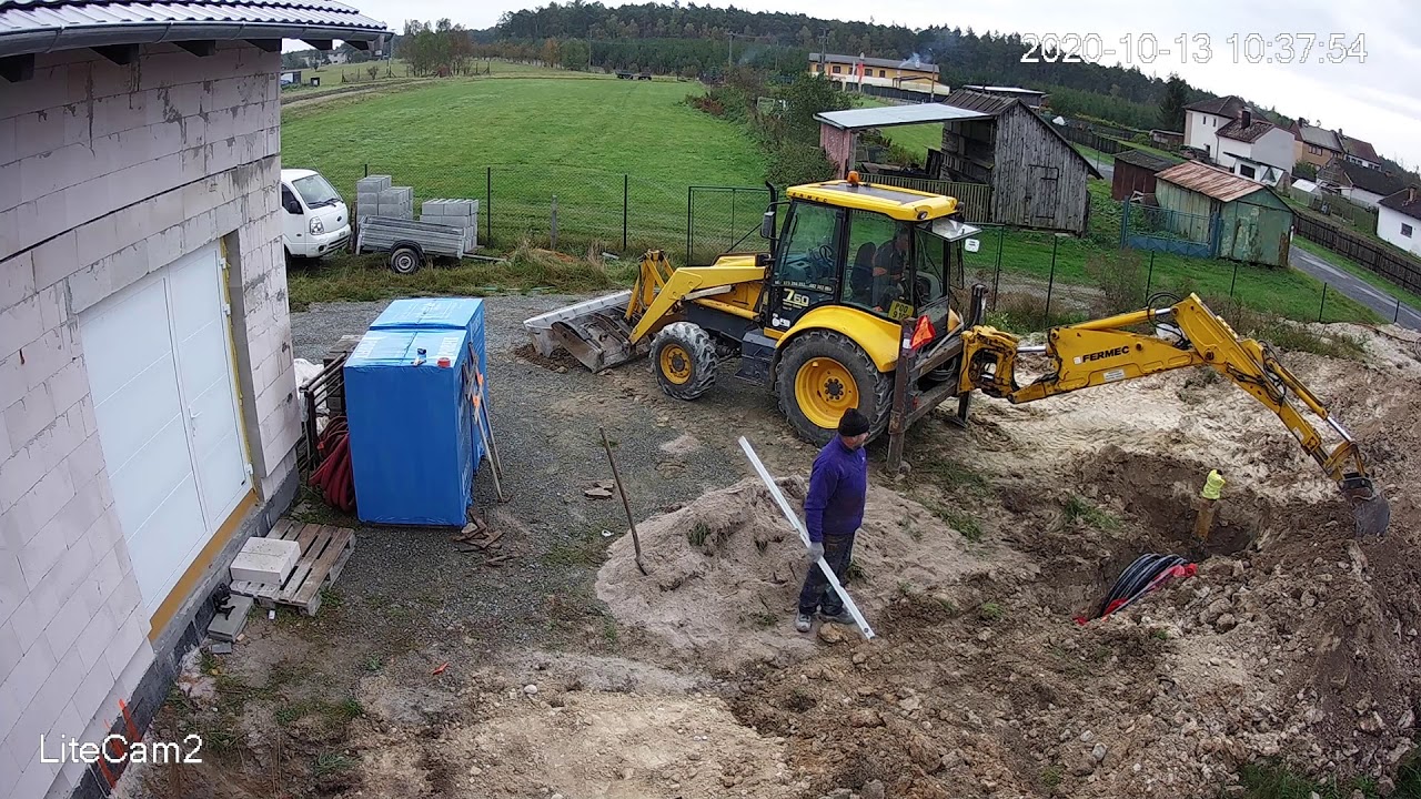Líté 2020.10.13.  bagrování studny