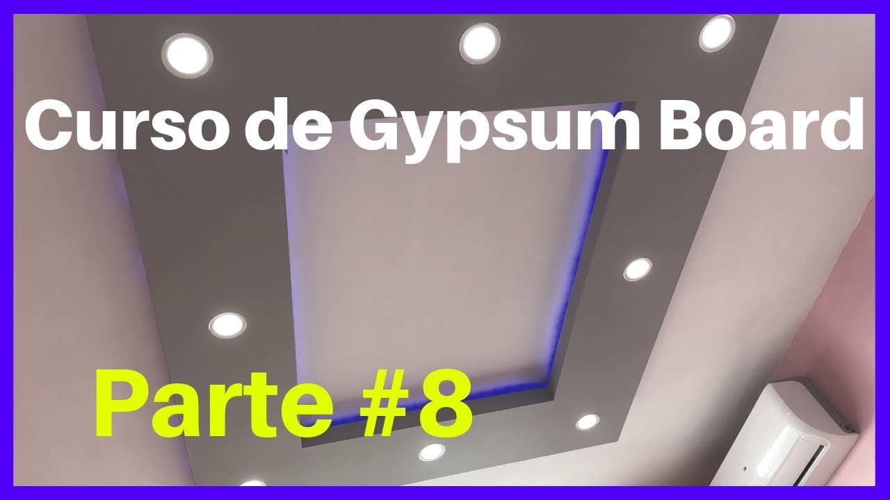 Curso de Gypsum Board parte #8 (Como instalar cablería electrica y los paneles de Gypsum)