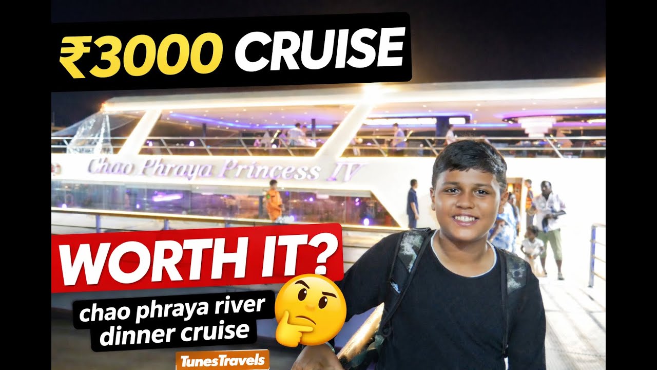 Chao Phraya River Dinner Cruise Bangkok 🇹🇭 | Is It Worth It? | Full Experience