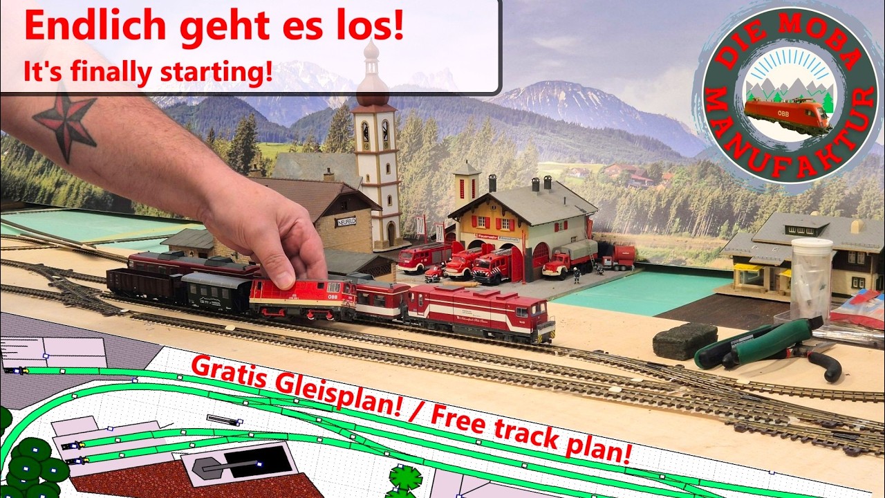 Endlich! A neue Anlage - Konzept, Gleisplan, erste Arbeiten - BAU Modelleisenbahn H0 1/87 Schmalspur