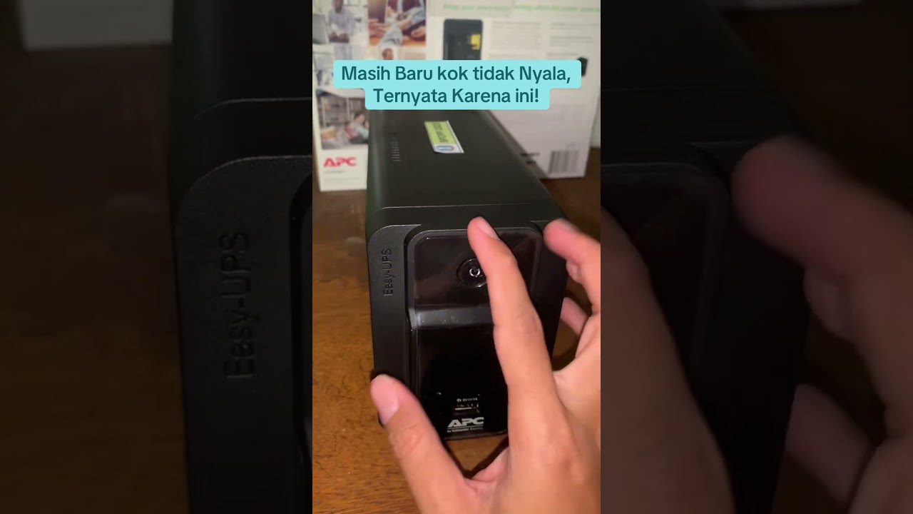 Dikira Rusak, padahal beli UPS APC Baru! Ternyata karena ini! #on #powerbank