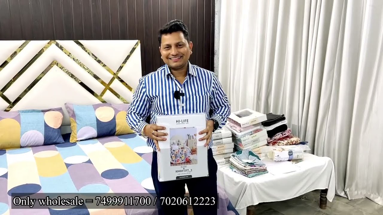 Wholsale bedsheet manufacturing Bombay cotton / Branded quality bedsheet