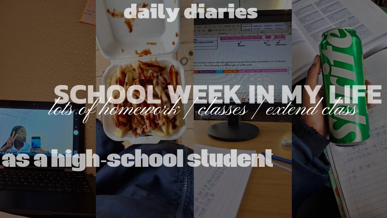 daily diariesEp4 | School week in my life | South African youtuber 🇿🇦