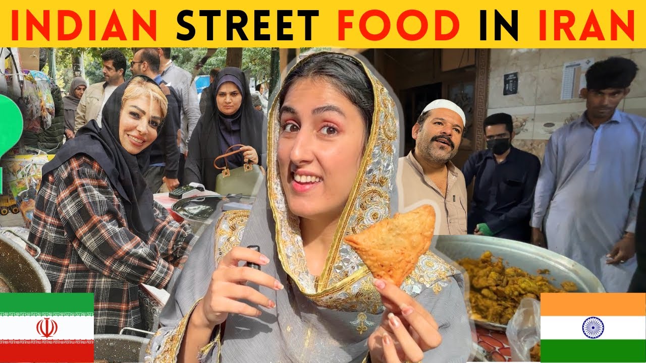 We Found Indian Food in an Iranian Market! 😲| Indian Persian Couple