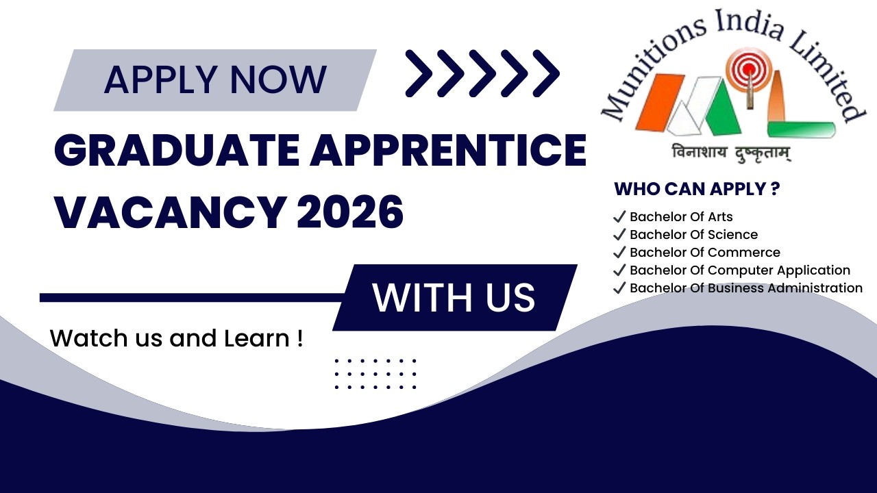 🔥 Ammunition Factory Graduate Apprentice Vacancy 2026 Notification Out
