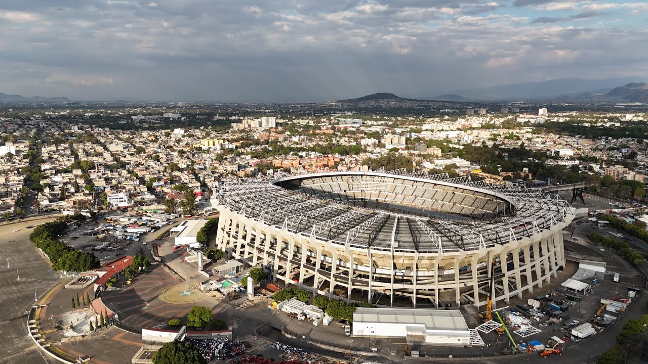 Avances del Estadio Azteca 6 febrero 2026.