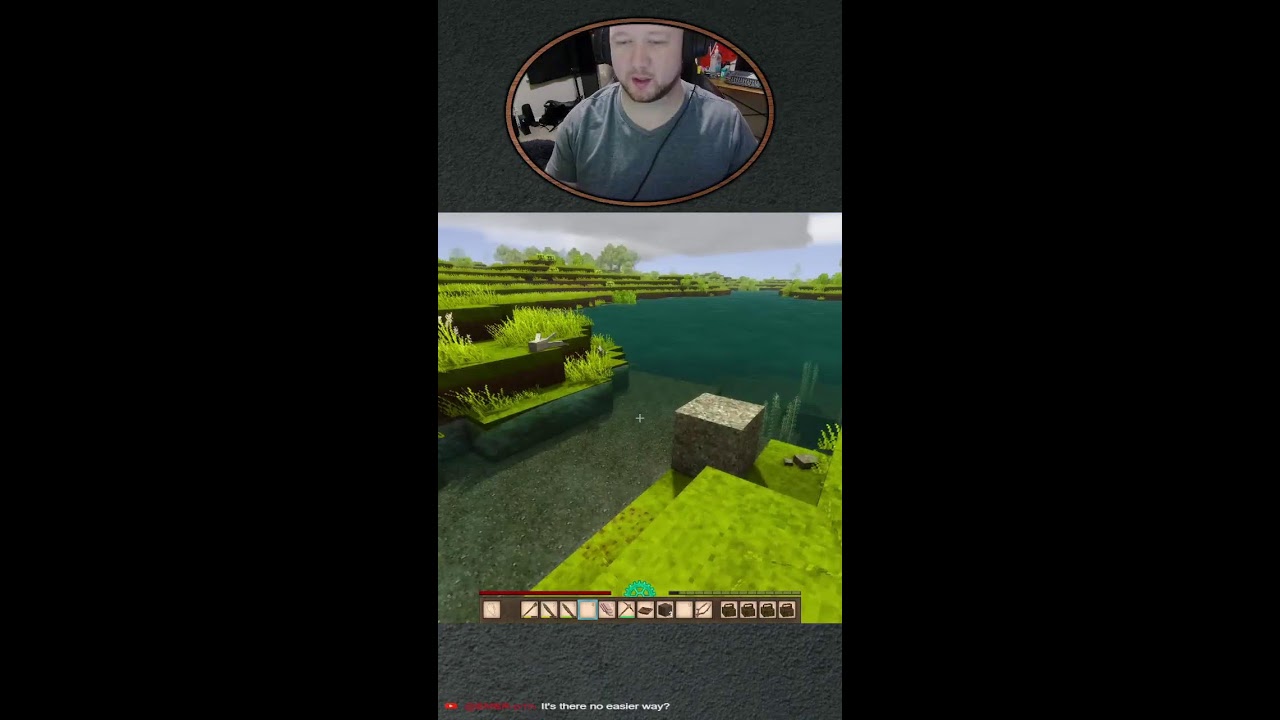 No Guide or Wiki Terraria playthrough Day 4 - Vintage story later maybe? (Portrait)