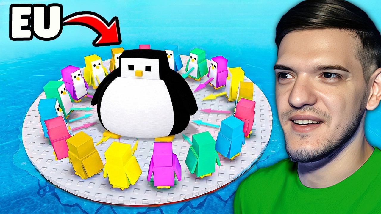 EU vs 10 PINGUINI pe KNOCKOUT ROBLOX! *PREA AMUZANT*