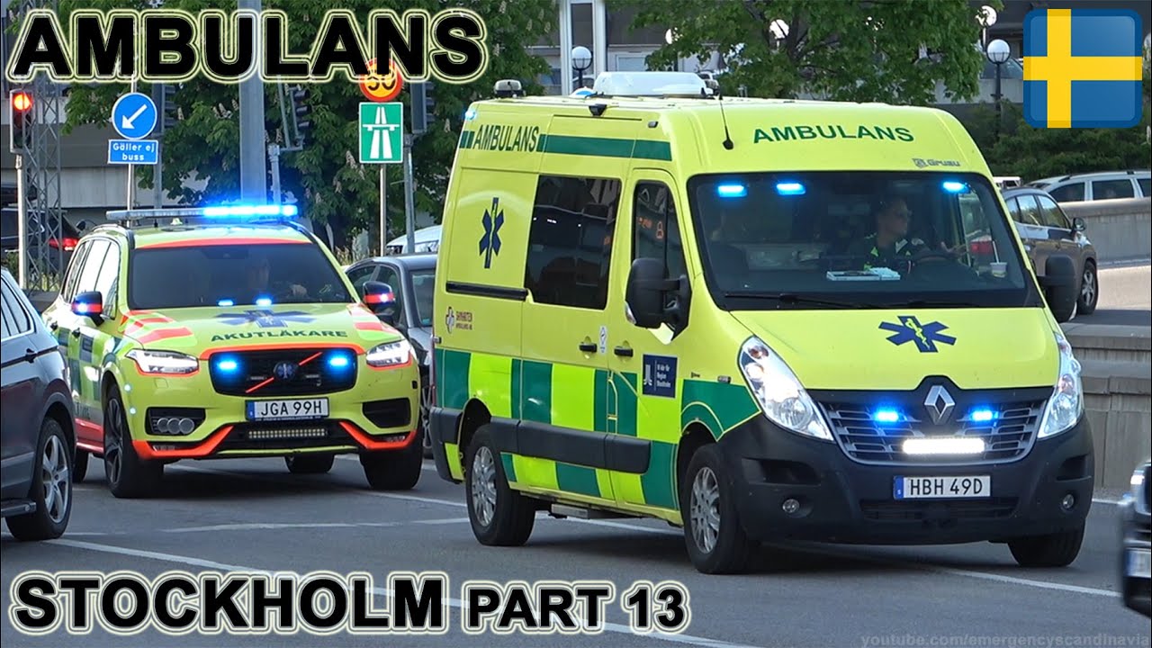 Ambulans Stockholm utryckning/responding (collection) part 13
