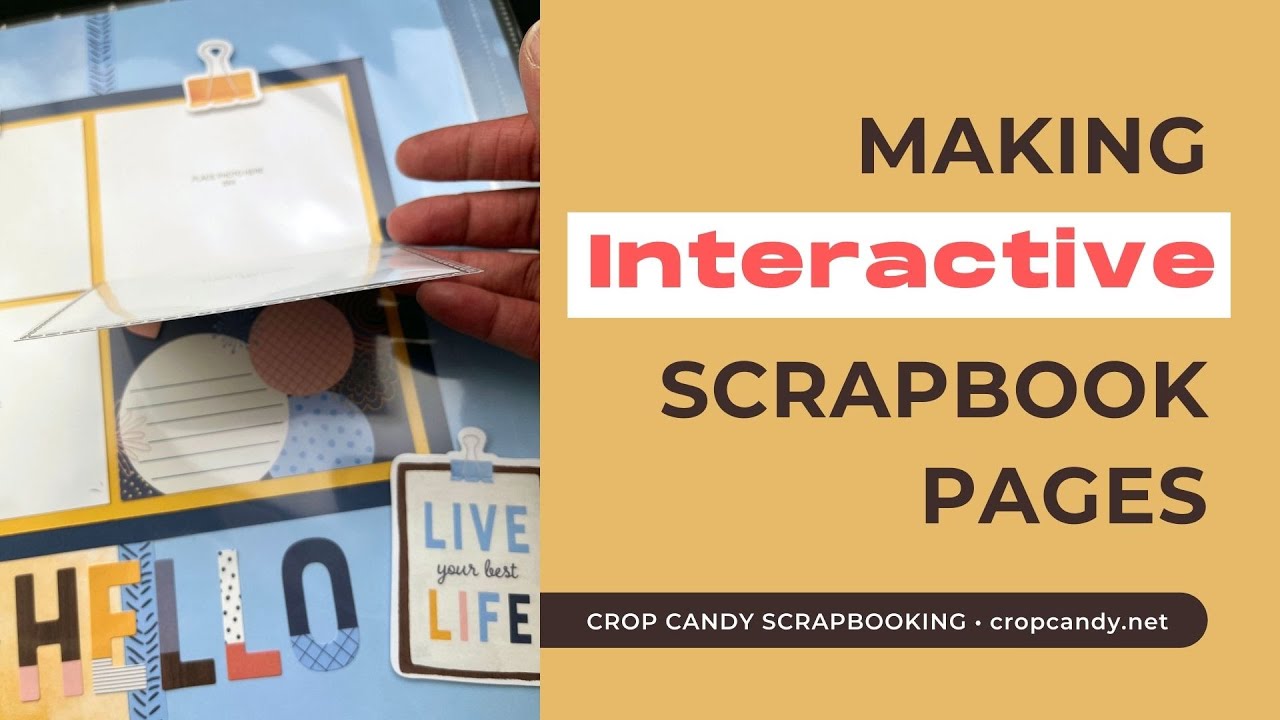 How to Make an Interactive Scrapbook Page