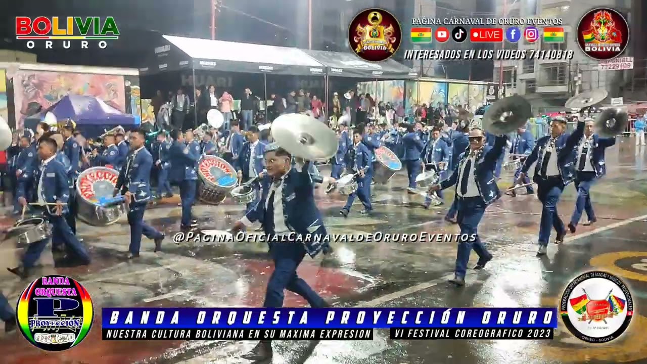 BANDA ORQUESTA PROYECCIÓN ORURO - VI FESTIVAL COREOGRAFICO DE BANDAS ORURO 2023