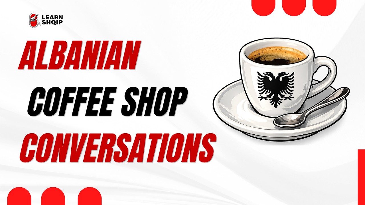 Learn Albanian at a Coffee Shop ☕️ | Real-Life Conversations for Beginners