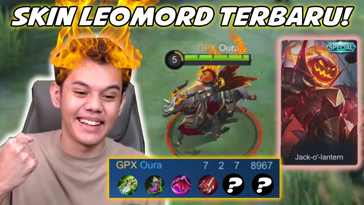 Skin LEOMORD terbaru Harga 100rb Udah kaya GHOST RIDER BOSS, BANTAI DENGAN KEKUATAN SUPREME!!!