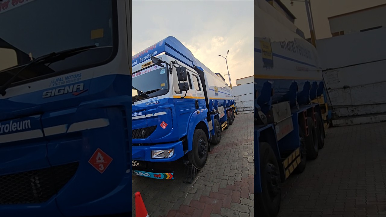 tata signa 4225 petroleum tanker built by repos #tata #truck #tanker #bharat