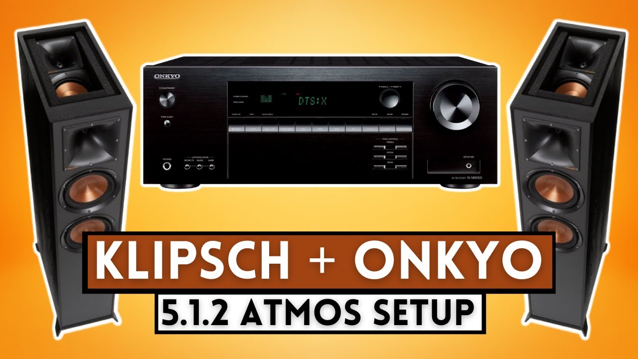 Настройка домашнего кинотеатра Klipsch Reference 5.1.2 Atmos на ресивере Onkyo TX-NR5100 AVR