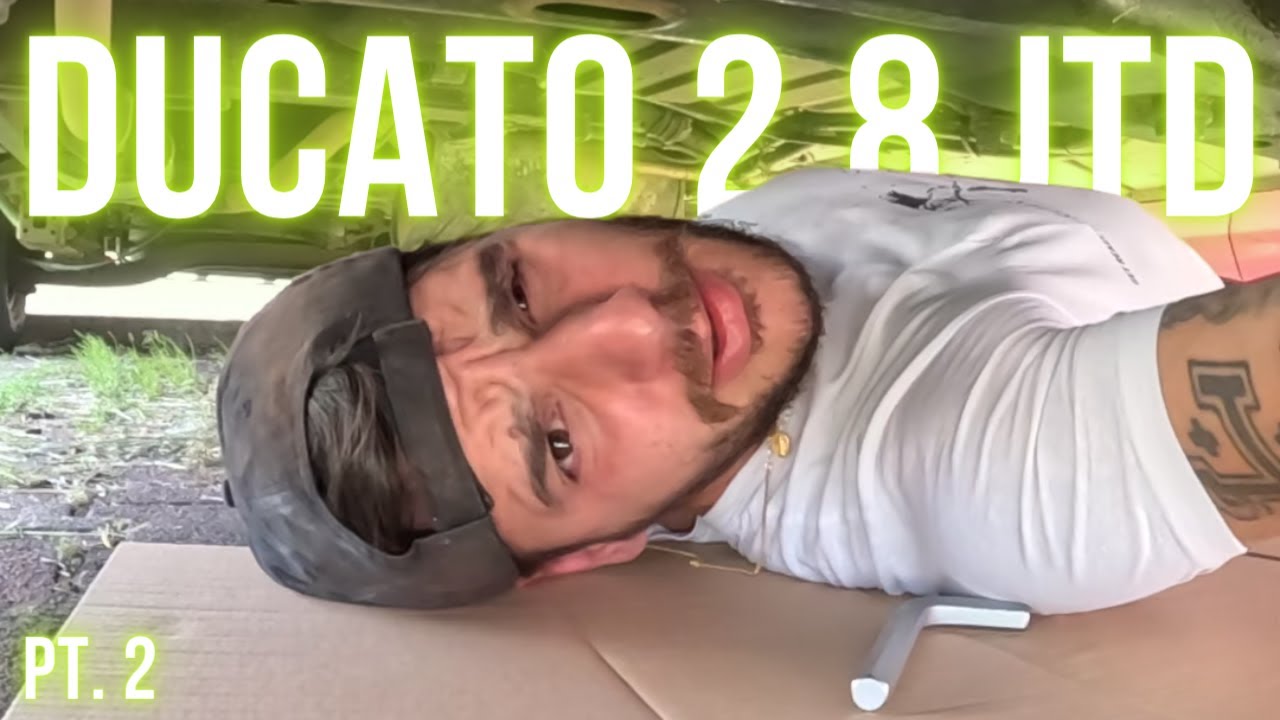 #24 Tagliando su DUCATO 2.8 JTD. Provateci voi con una MANO SOLA! [olio+filtri]
