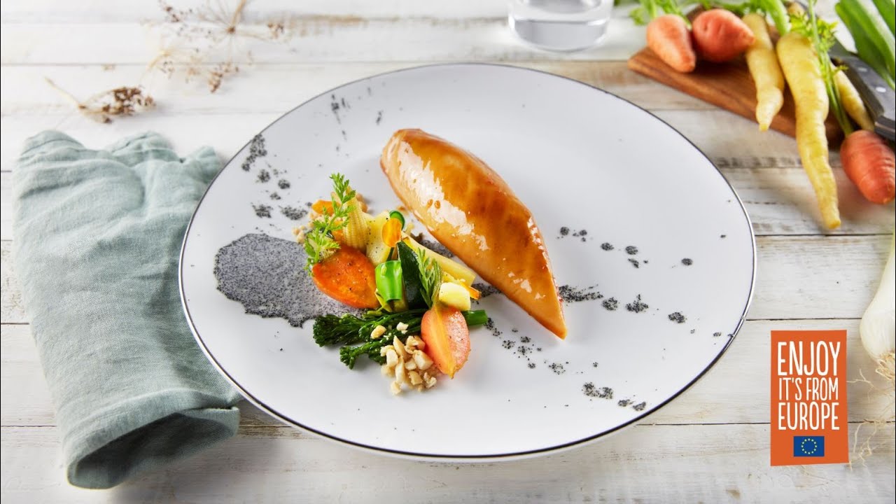 FILET DE DINDE LAQUÉ AU SOJA par Mallory Gabsi