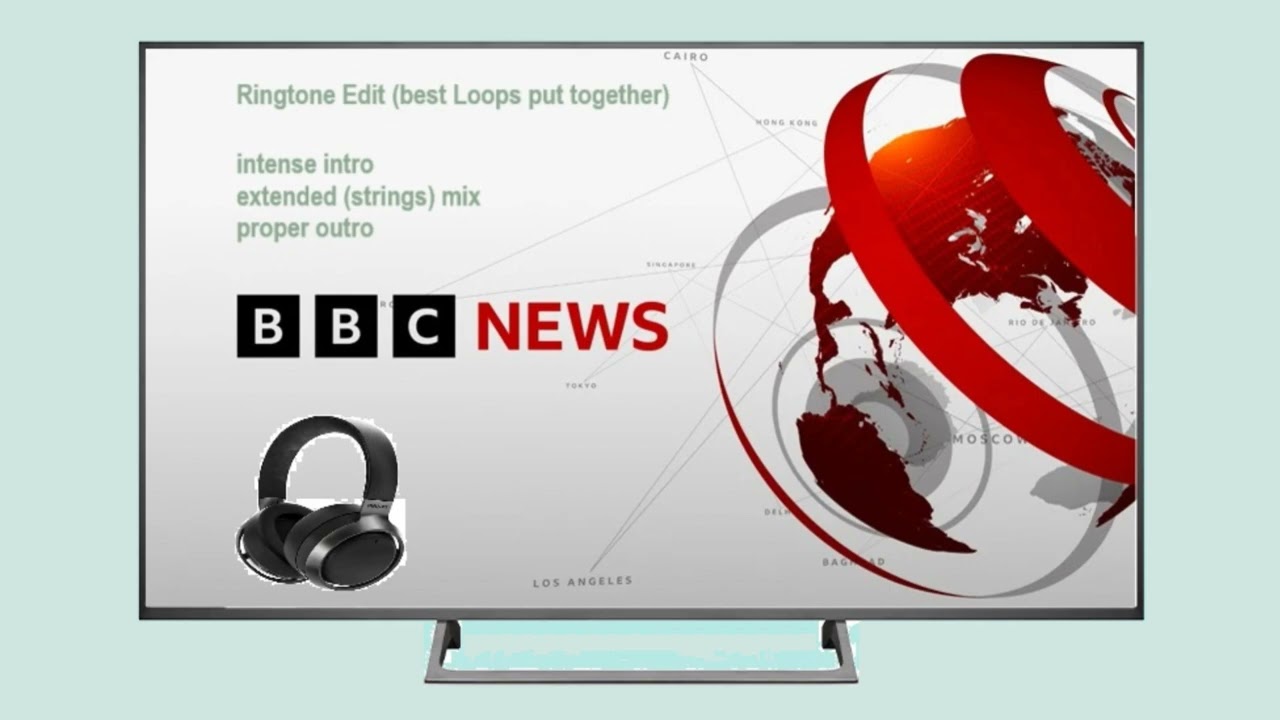 BBC News soundtrack RINGTONE EDIT Best Loops and Extended Mix (Audacity bass and treble Edit)