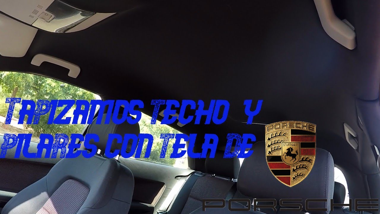como desmontar techo y pilares Audi A3/ Tapizado porsche