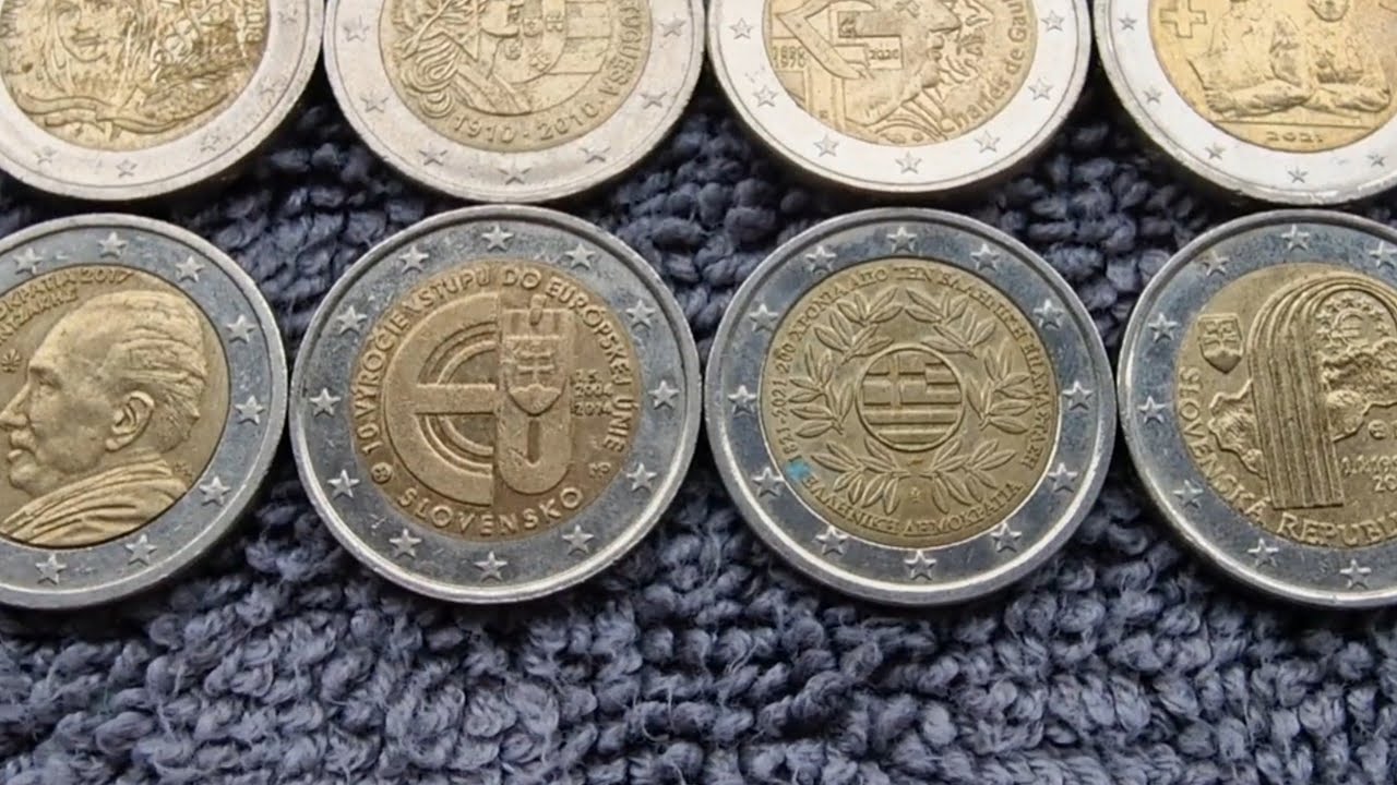 2500€ 2 euro, collectable coins. New! Found & Saved. Rare!