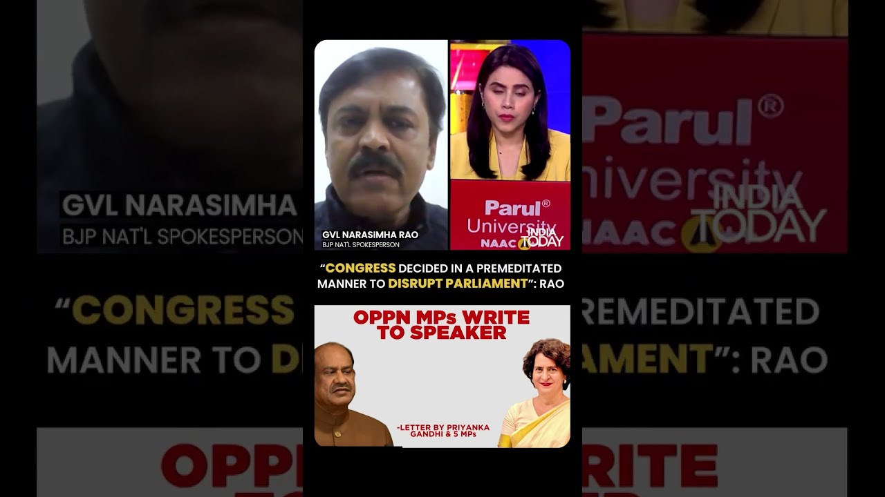Fiery Sansad Showdown: Opposition Accused of Disrupting Parliament and Targeting PM #loksabha