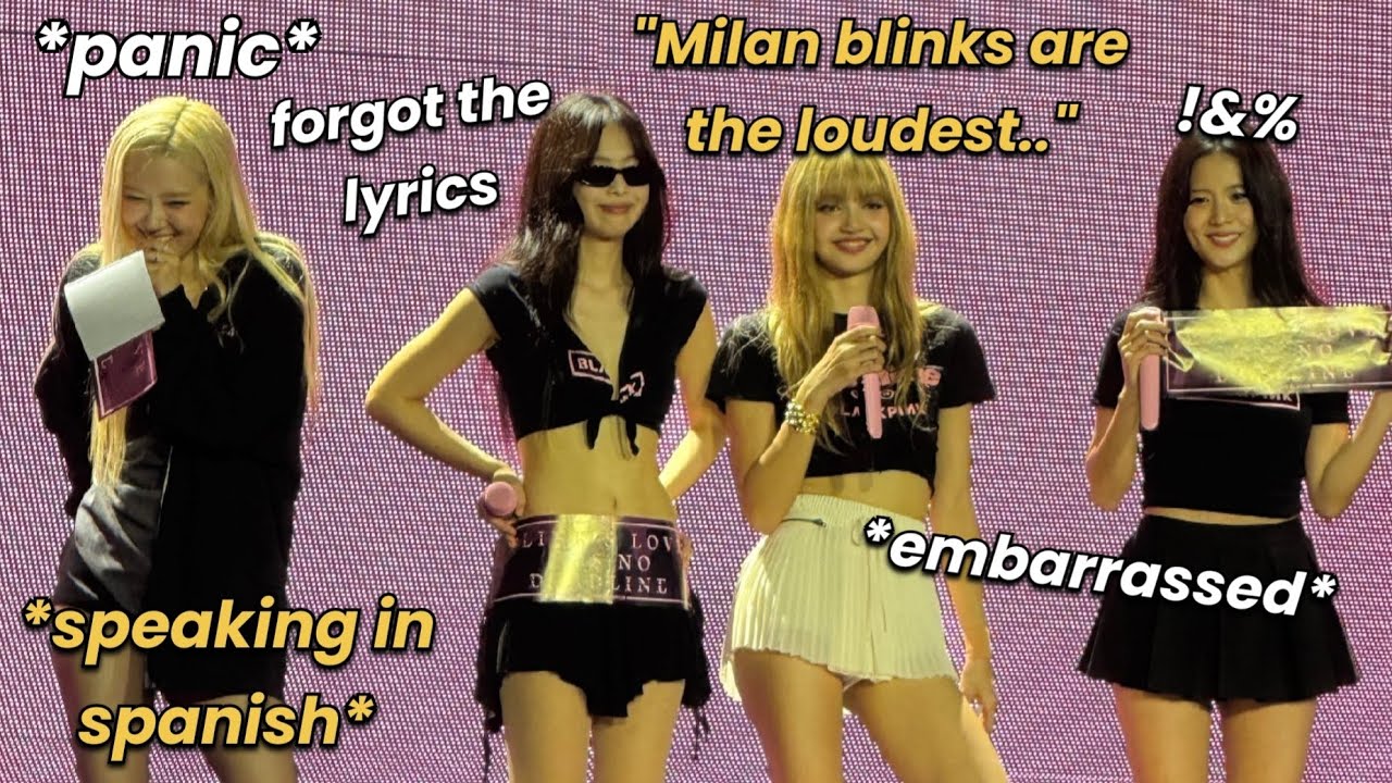 Blackpink Spain and Italy concerts were so chaotic! [Deadline world tour]