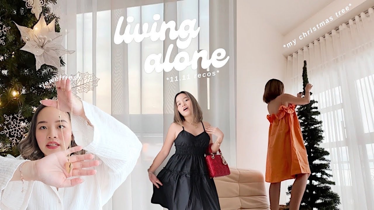 Living Alone | My First Christmas Tree, *best* Shopee Haul + Noisy Days in My Life! 🤣💯