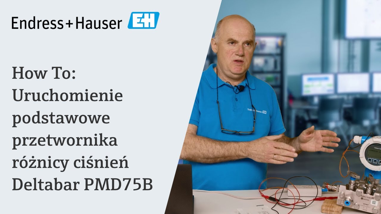 How To | Uruchomienie podstawowe przetwornika różnicy ciśnień Deltabar PMD75B