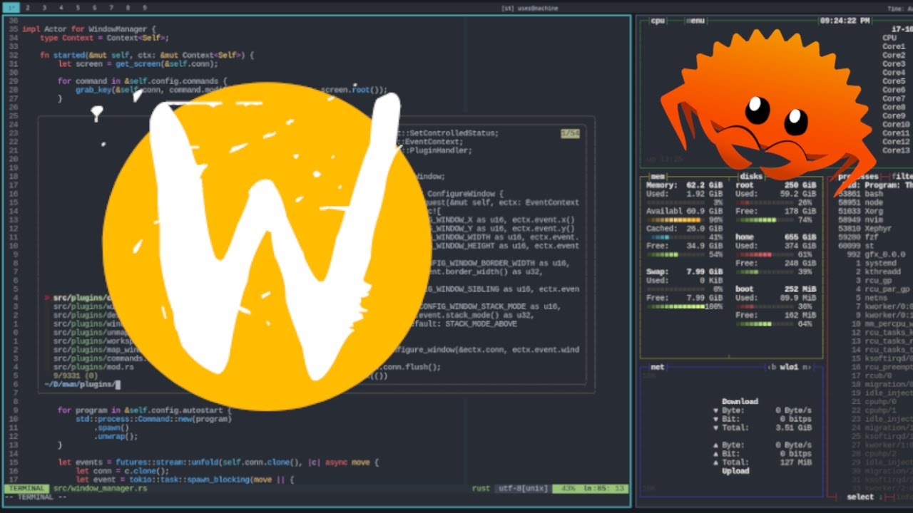 Создание компоновщика/менеджера окон для Wayland на Rust: начало работы