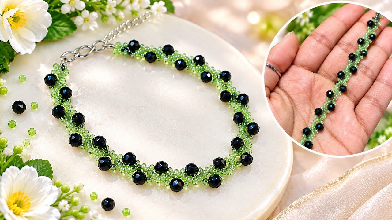 🌸 Simple & Beautiful Bracelet Making at Home | Falak Bites & Beauty