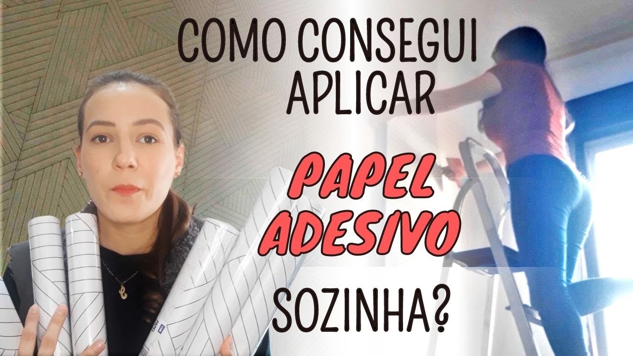 COMO APLICAR PAPEL DE PAREDE ADESIVO PASSO A PASSO