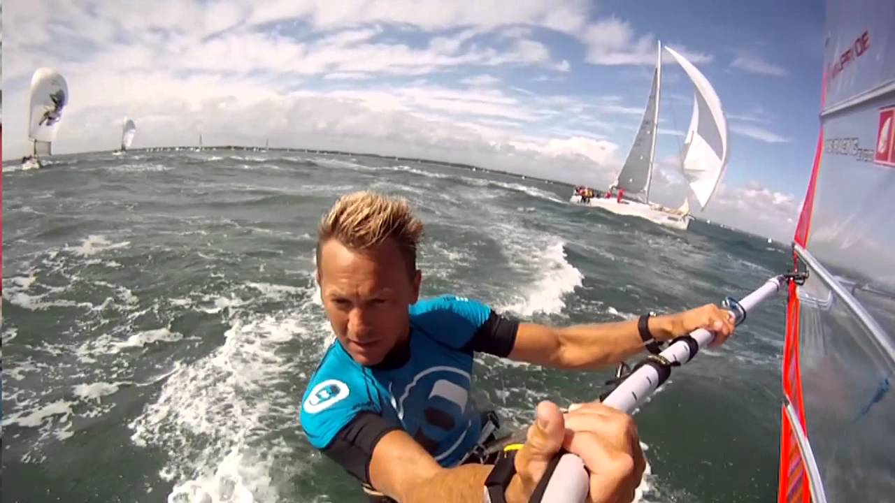 Guy Cribb- Windsurfer vs Extreme 40, 2011