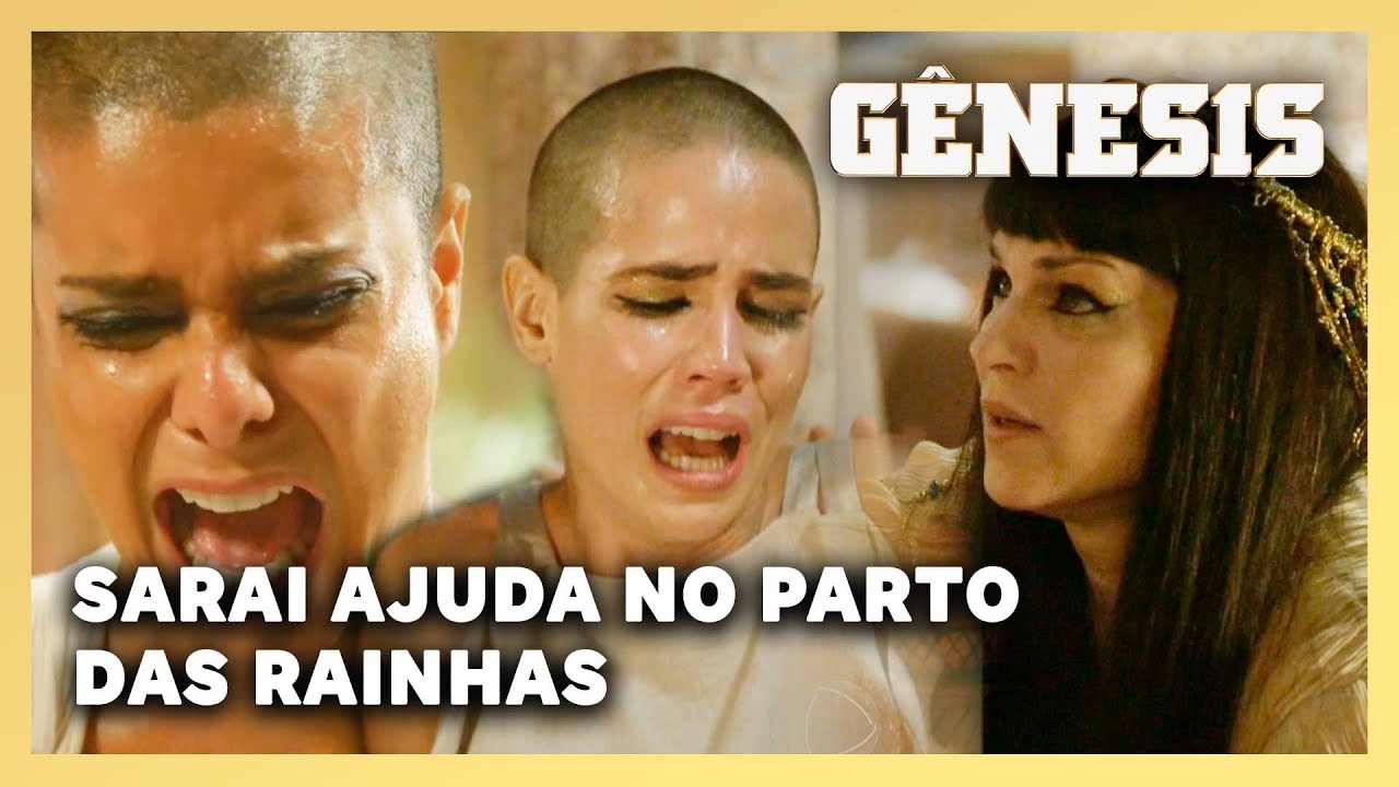 NOVELA GÊNESIS: Rainhas Aat e Khen dão a luz com a ajuda de Sarai