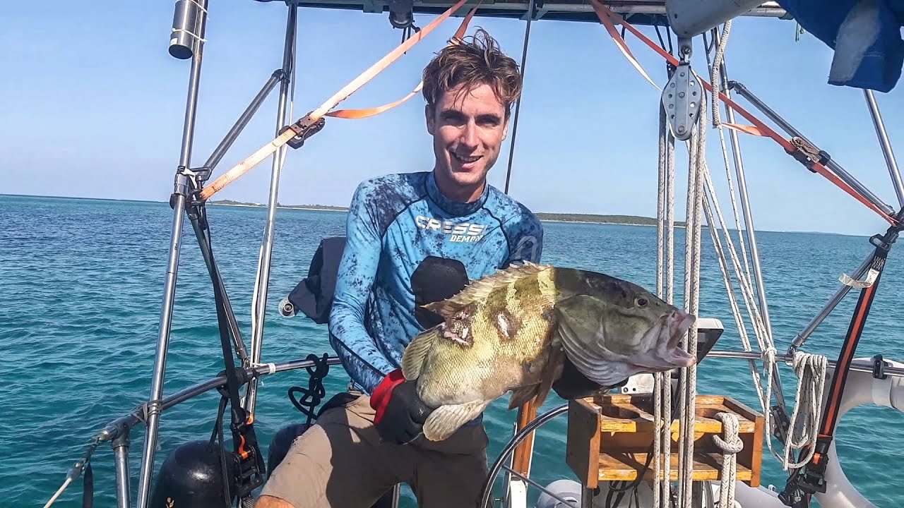 La pêche au Spear Pole dans les Bahamas (Voilier les Copains)