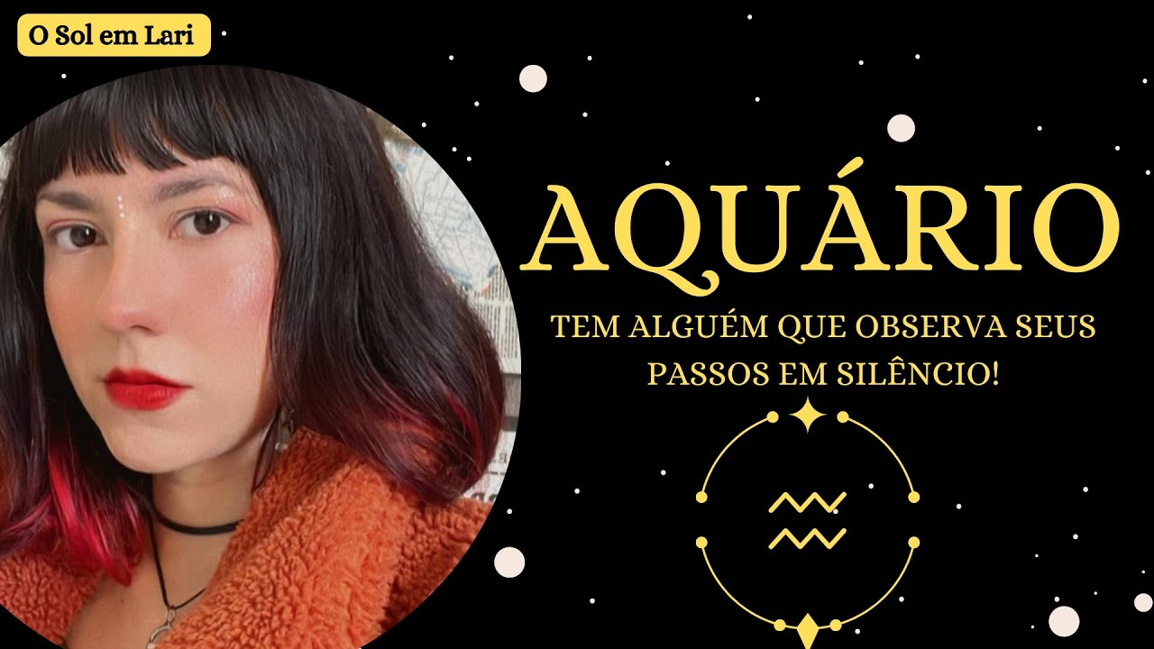 AQUÁRIO✨SEU SILÊNCIO ESTÁ INCOMODANDO ESSA PESSOA👀VOCÊ ESTÁ OCULTANDO OS DETALHES DA SUA VIDA🔥🤫