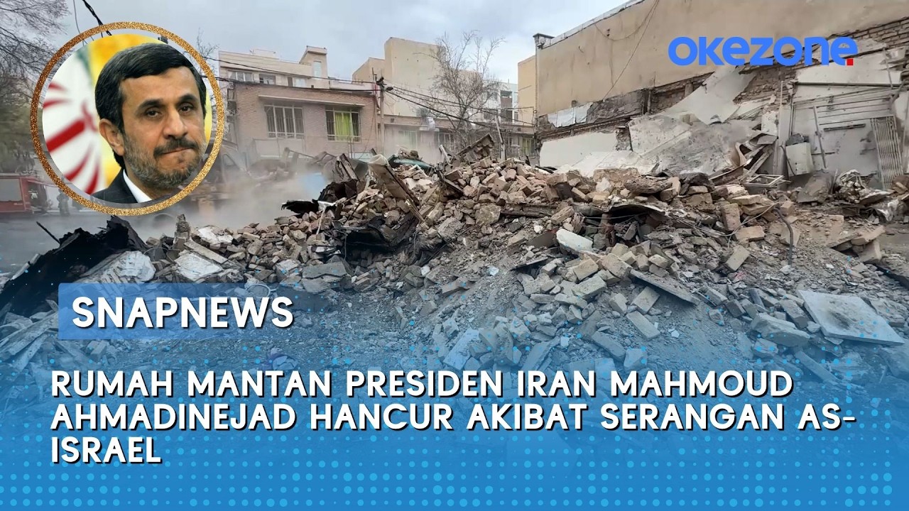Rumah Mantan Presiden Iran Mahmoud Ahmadinejad Hancur Akibat Serangan AS-Israel