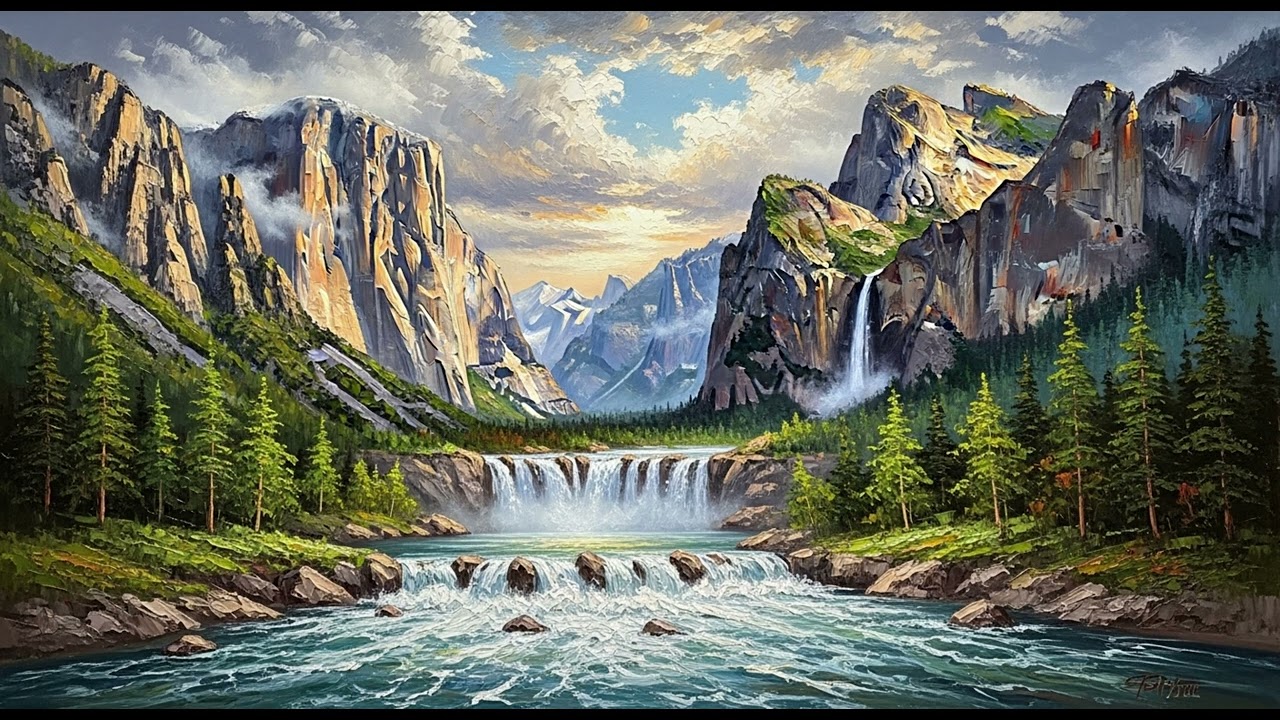 Majestic Mountain Escape 🏔️ 驚艷山水大景：把 4K 絕美自然搬進客廳，視線瞬間開闊 (4 Hours)