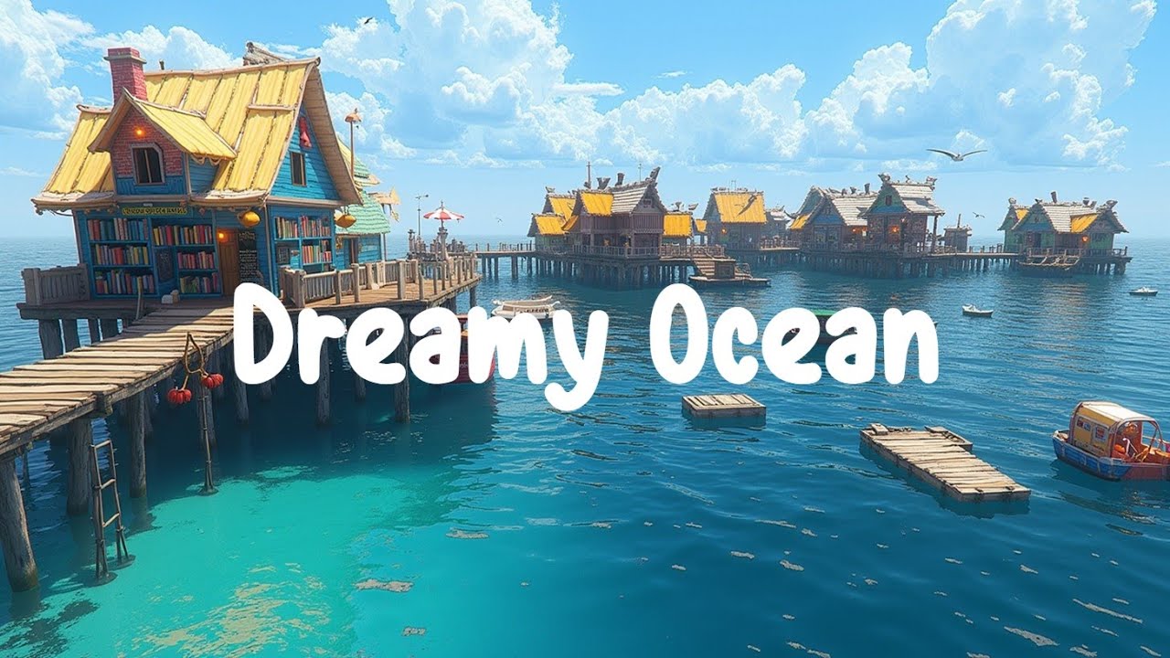 Ocean Lofi Vibes & Relaxing Music | Japanese Shoreline Ambience for Deep Chill Study