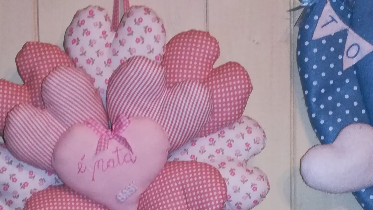 🎀💙💗tutorial Fiocco nascita con scritta in free Motion - cartamodello gratis