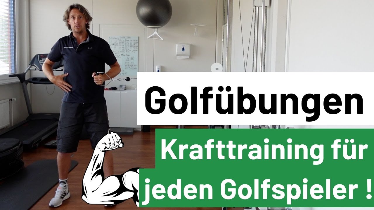 Krafttraining für Golfer | 3 MUST HAVE Übungen für mehr Power beim Golfen | Golfer Krafttraining