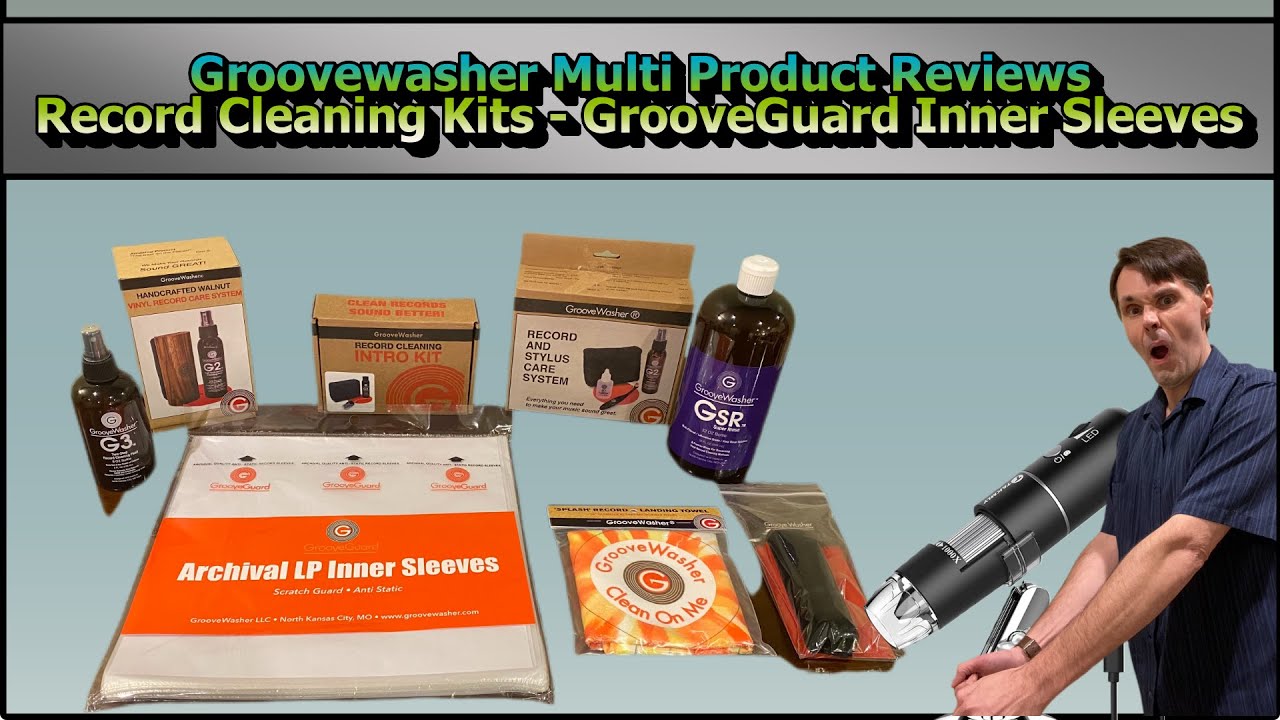 GrooveWasher - Multi Product Review -  Record Cleaning Kit -  GrooveGuard Inner Sleeves